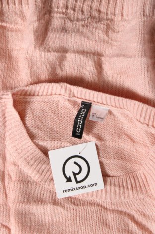 Дамски пуловер H&M Divided, Размер L, Цвят Розов, Цена 3,77 лв.