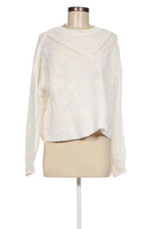 Дамски пуловер Jean Pascale, Размер M, Цвят Бял, Цена 4,35 лв.