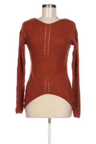 Дамски пуловер Jean Pascale, Размер XS, Цвят Кафяв, Цена 3,77 лв.