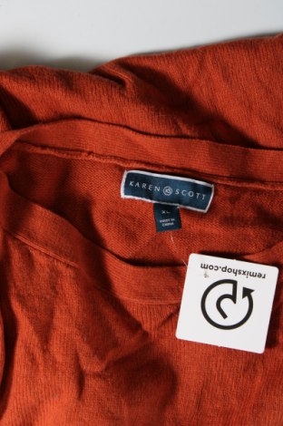 Дамски пуловер Karen Scott, Размер XL, Цвят Оранжев, Цена 10,15 лв.