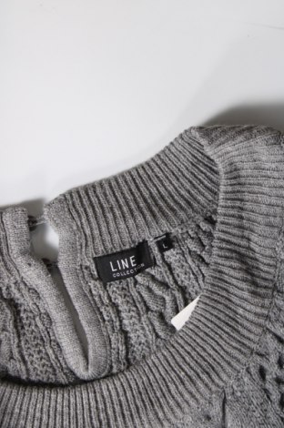 Γυναικείο πουλόβερ Line, Μέγεθος L, Χρώμα Γκρί, Τιμή 2,69 €
