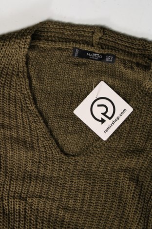 Дамски пуловер Mango, Размер M, Цвят Зелен, Цена 4,00 лв.