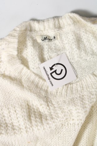 Дамски пуловер Miss 83, Размер M, Цвят Екрю, Цена 4,80 лв.