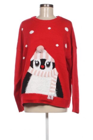 Γυναικείο πουλόβερ New Look, Μέγεθος M, Χρώμα Κόκκινο, Τιμή 23,71 €