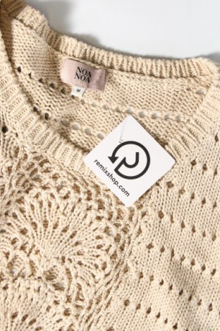 Дамски пуловер Noa Noa, Размер M, Цвят Бежов, Цена 15,40 лв.