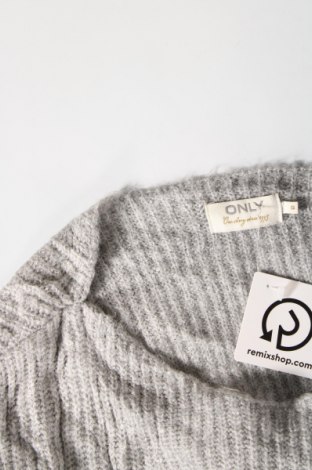 Дамски пуловер ONLY, Размер S, Цвят Сив, Цена 4,40 лв.