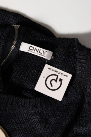 Дамски пуловер ONLY, Размер M, Цвят Син, Цена 20,00 лв.
