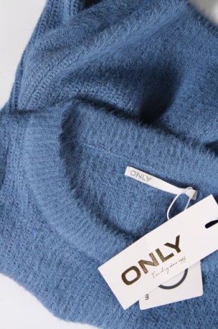 Дамски пуловер ONLY, Размер L, Цвят Син, Цена 15,66 лв.