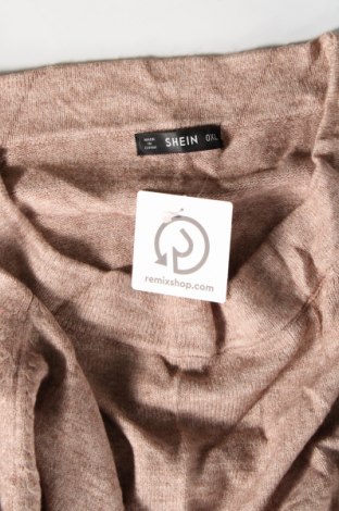 Дамски пуловер SHEIN, Размер XL, Цвят Бежов, Цена 11,04 лв.