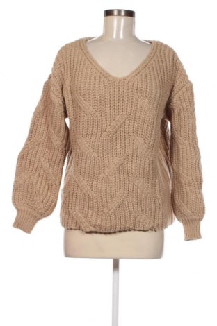 Дамски пуловер SHEIN, Размер S, Цвят Бежов, Цена 11,50 лв.