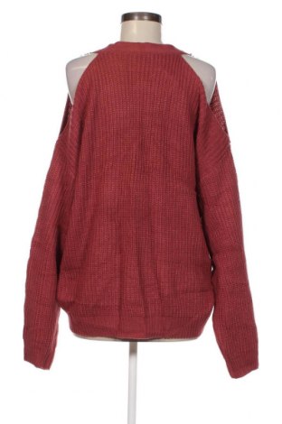 Γυναικείο πουλόβερ SHEIN, Μέγεθος 3XL, Χρώμα Σάπιο μήλο, Τιμή 4,98 €