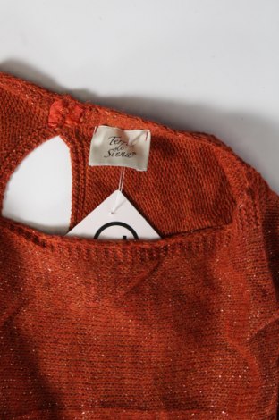 Damenpullover Terra di Siena, Größe M, Farbe Rot, Preis € 2,22