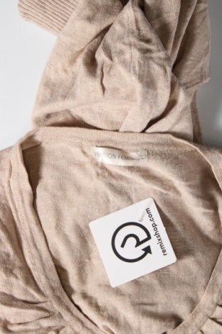 Γυναικείο πουλόβερ Version Feminin, Μέγεθος M, Χρώμα  Μπέζ, Τιμή 2,37 €