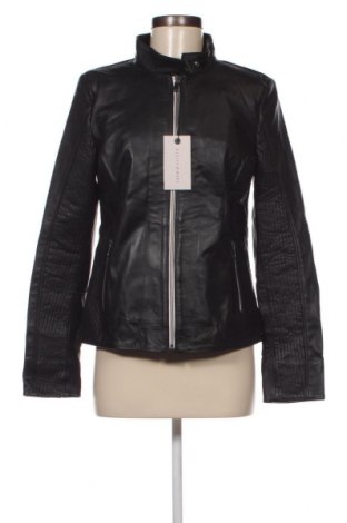 Damen Lederjacke, Größe M, Farbe Schwarz, Preis 36,60 €