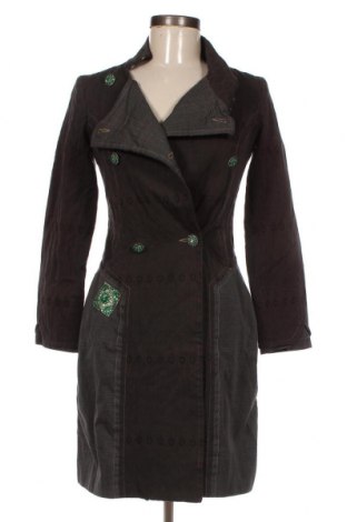 Дамско палто Custo Barcelona, Размер S, Цвят Сив, Цена 122,25 лв.