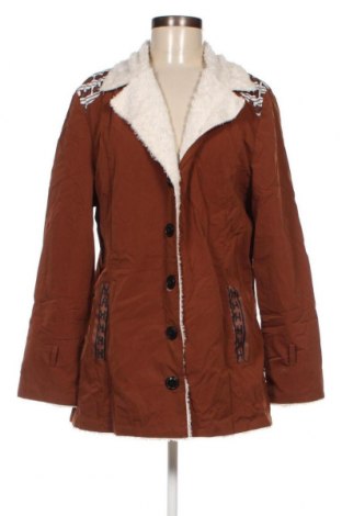 Дамско палто Miss Look, Размер M, Цвят Кафяв, Цена 27,82 лв.