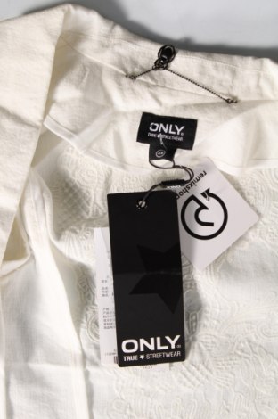 Дамско сако ONLY, Размер XS, Цвят Бял, Цена 17,22 лв.