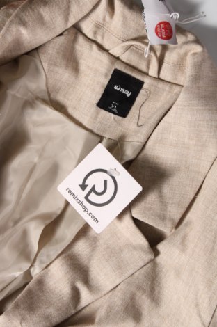 Γυναικείο σακάκι Sinsay, Μέγεθος XL, Χρώμα  Μπέζ, Τιμή 36,08 €