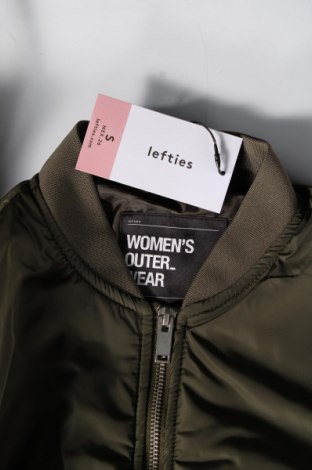 Γυναικείο μπουφάν Lefties, Μέγεθος S, Χρώμα Πράσινο, Τιμή 9,92 €