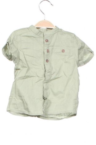 Детска риза, Размер 9-12m/ 74-80 см, Цвят Зелен, Цена 6,16 лв.