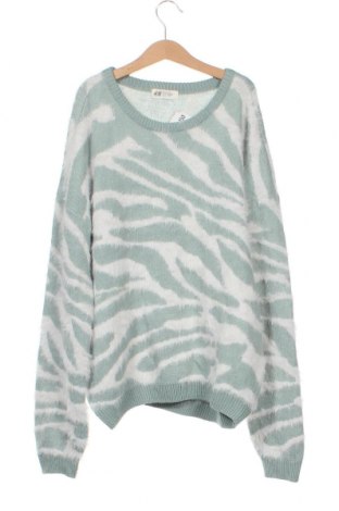 Детски пуловер H&M, Размер 14-15y/ 168-170 см, Цвят Зелен, Цена 5,52 лв.