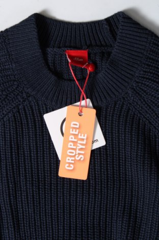 Παιδικό πουλόβερ S.Oliver, Μέγεθος 8-9y/ 134-140 εκ., Χρώμα Μπλέ, Τιμή 5,29 €