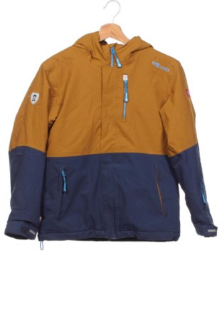 Kinderjacke für Wintersport Trollkids, Größe 10-11y/ 146-152 cm, Farbe Beige, Preis 93,81 €