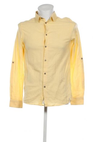 Мъжка риза Anerkjendt, Размер S, Цвят Жълт, Цена 27,30 лв.