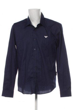 Ανδρικό πουκάμισο Emporio Armani, Μέγεθος XXL, Χρώμα Μπλέ, Τιμή 66,80 €