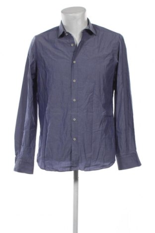 Herrenhemd Massimo Dutti, Größe L, Farbe Blau, Preis 22,53 €
