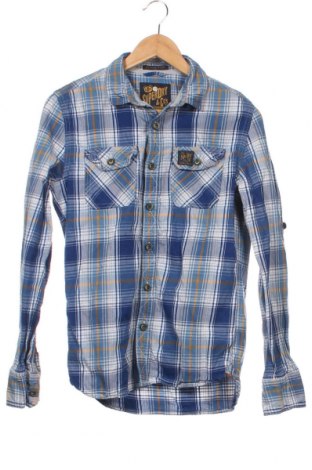 Ανδρικό πουκάμισο Superdry, Μέγεθος S, Χρώμα Μπλέ, Τιμή 4,50 €