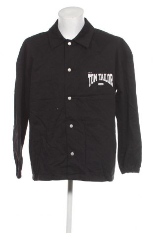 Мъжка риза Tom Tailor, Размер M, Цвят Черен, Цена 30,96 лв.
