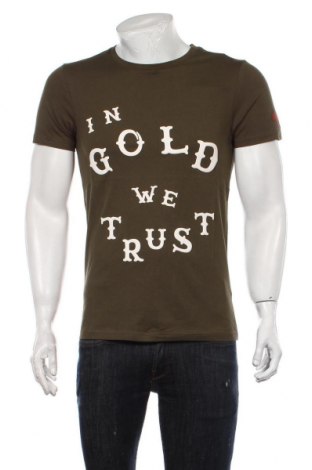 Pánské tričko  In Gold We Trust, Velikost XS, Barva Zelená, Cena  160,00 Kč