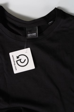 Ανδρικό t-shirt Only & Sons, Μέγεθος XS, Χρώμα Μαύρο, Τιμή 10,82 €