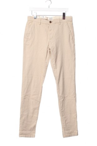 Ανδρικό παντελόνι Jack & Jones, Μέγεθος S, Χρώμα  Μπέζ, Τιμή 9,30 €