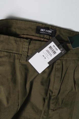 Pantaloni de bărbați Only & Sons, Mărime S, Culoare Verde, Preț 24,21 Lei