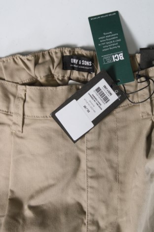 Pantaloni de bărbați Only & Sons, Mărime S, Culoare Bej, Preț 22,99 Lei