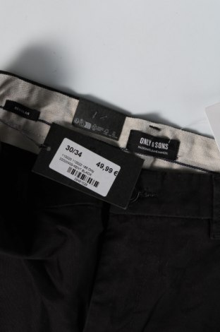Мъжки панталон Only & Sons, Размер M, Цвят Черен, Цена 10,12 лв.