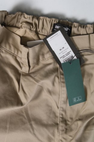 Pantaloni de bărbați Only & Sons, Mărime S, Culoare Bej, Preț 27,24 Lei