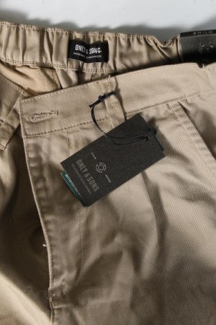 Ανδρικό παντελόνι Only & Sons, Μέγεθος M, Χρώμα  Μπέζ, Τιμή 23,71 €
