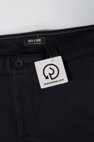 Ανδρικό παντελόνι Only & Sons, Μέγεθος M, Χρώμα Μπλέ, Τιμή 9,25 €