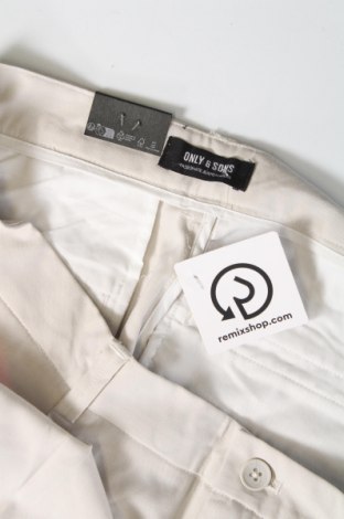 Pantaloni de bărbați Only & Sons, Mărime L, Culoare Gri, Preț 39,34 Lei