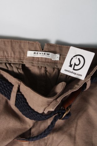 Мъжки панталон Review, Размер L, Цвят Бежов, Цена 18,27 лв.