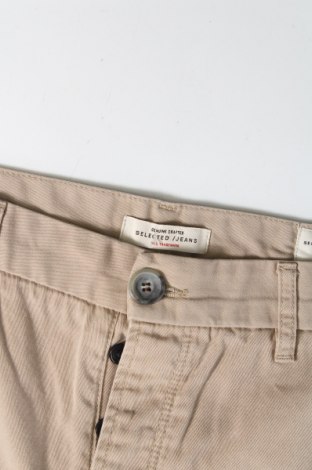 Pantaloni de bărbați Selected, Mărime L, Culoare Bej, Preț 144,74 Lei