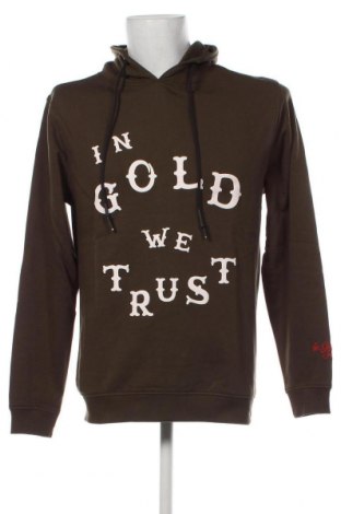 Herren Sweatshirt In Gold We Trust, Größe S, Farbe Grün, Preis 13,27 €