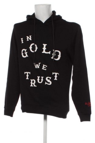 Ανδρικό φούτερ In Gold We Trust, Μέγεθος XS, Χρώμα Μαύρο, Τιμή 10,86 €