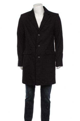 Мъжко палто Pier One, Размер L, Цвят Черен, Цена 41,28 лв.