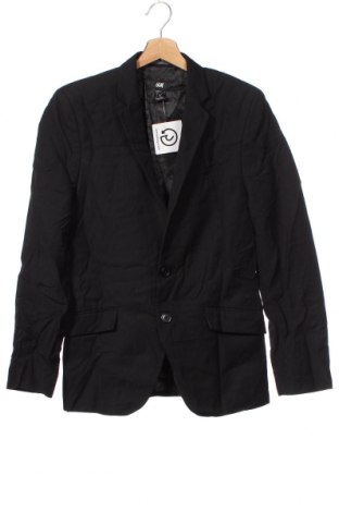Мъжко сако H&M, Размер S, Цвят Черен, Цена 7,92 лв.
