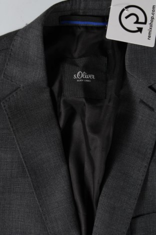 Мъжко сако S.Oliver Black Label, Размер L, Цвят Сив, Цена 12,05 лв.