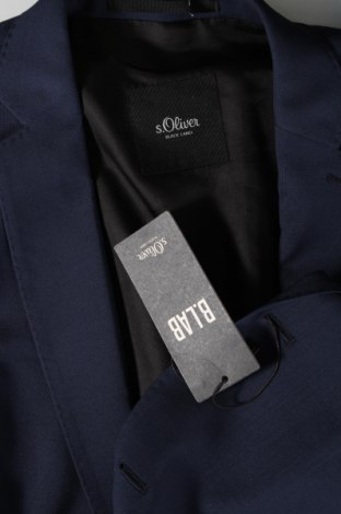 Ανδρικό σακάκι S.Oliver Black Label, Μέγεθος L, Χρώμα Μπλέ, Τιμή 11,18 €
